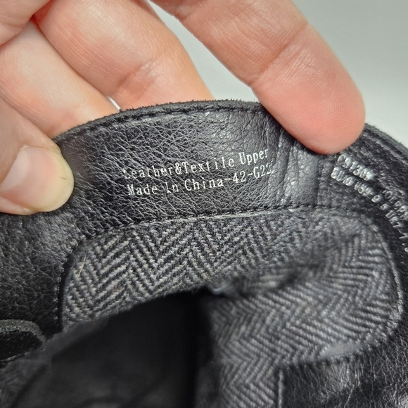 Aetrex Joleen heeled ankle boots black with gray woven detail EU 40 US 9-9.5 - Picture 11 of 13